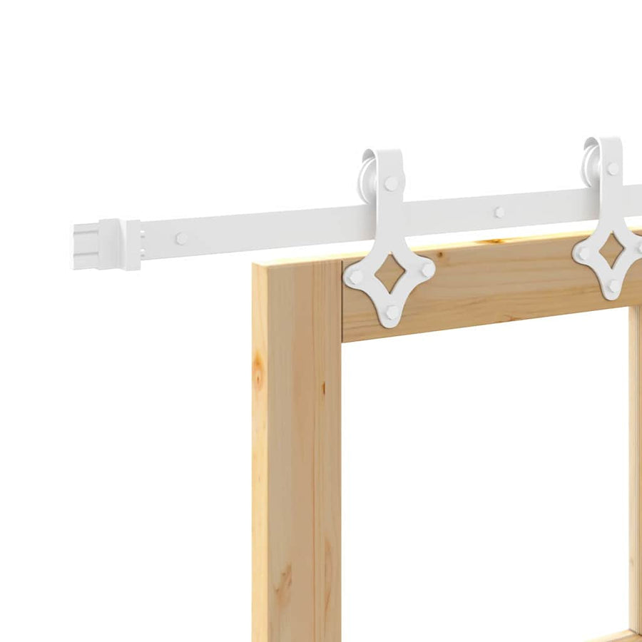 Schuifdeur Naturel 61 X 198,5 Cm Massief Grenenhout En Glas