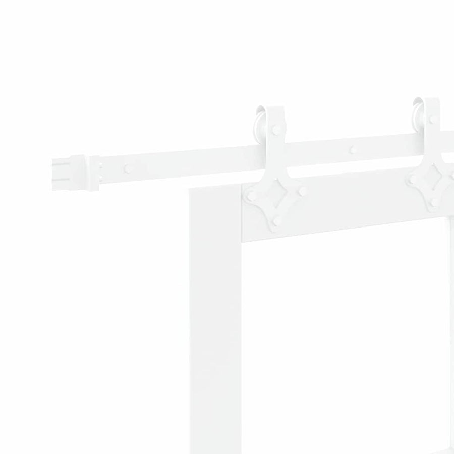 Schuifdeur Hout En Metaal Wit 61 x 198,5 cm
