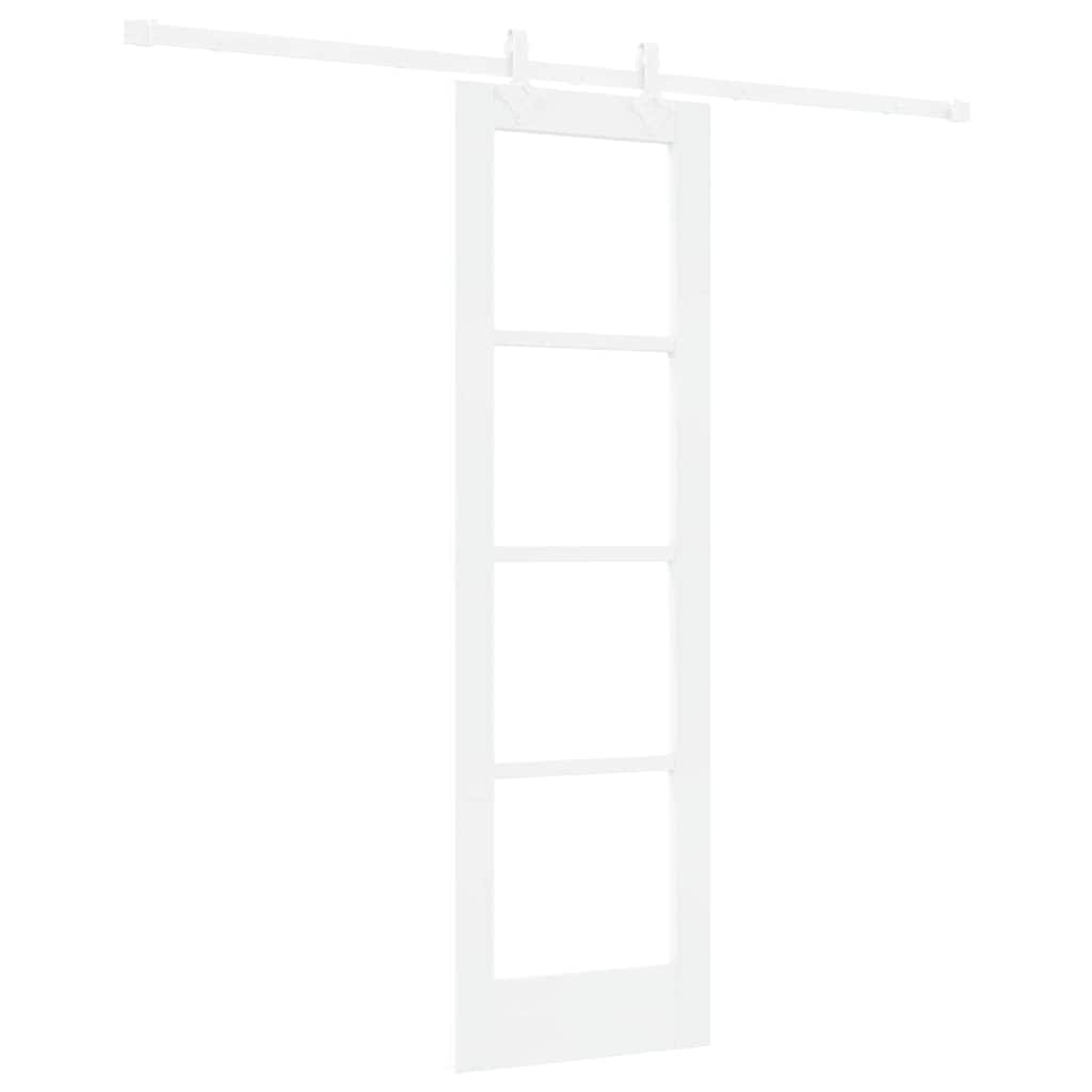 Schuifdeur Hout En Metaal Wit 61 x 198,5 cm