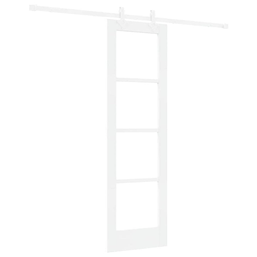 Schuifdeur Hout En Metaal Wit 61 x 198,5 cm