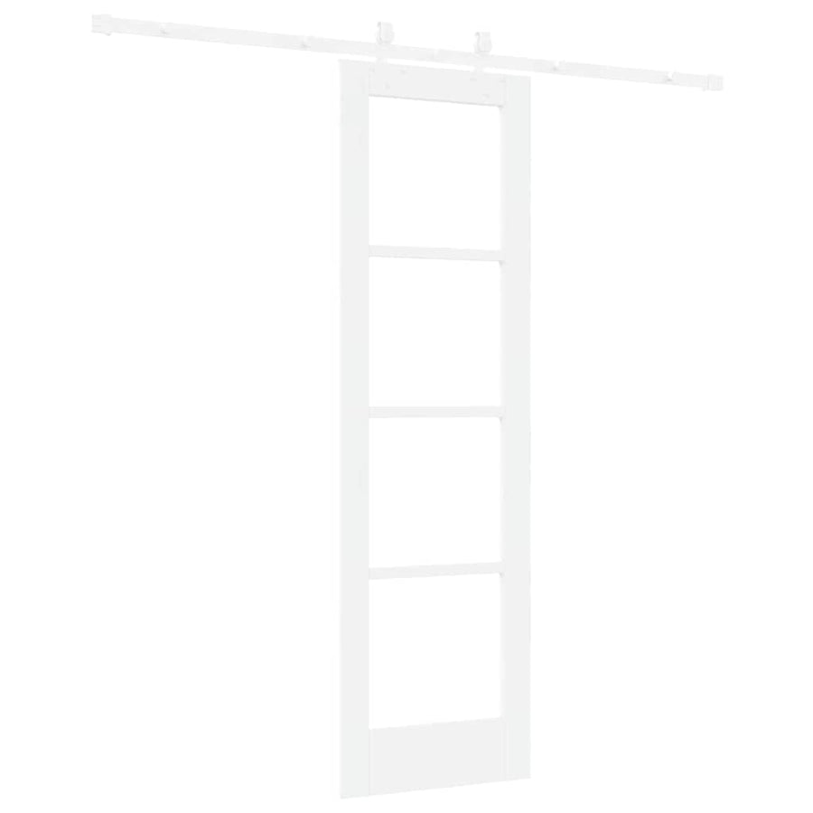 Schuifdeur Hout En Metaal Wit 61 x 198,5 cm