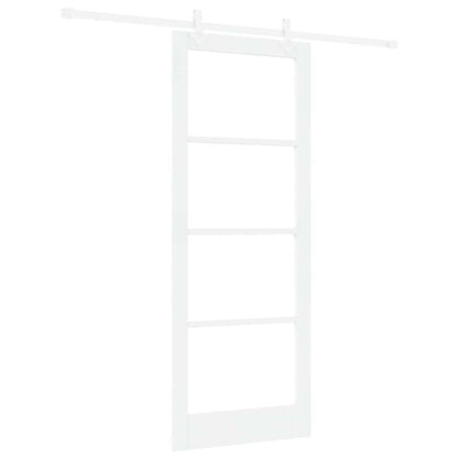 Schuifdeur Hout En Metaal Wit 83 x 211 cm