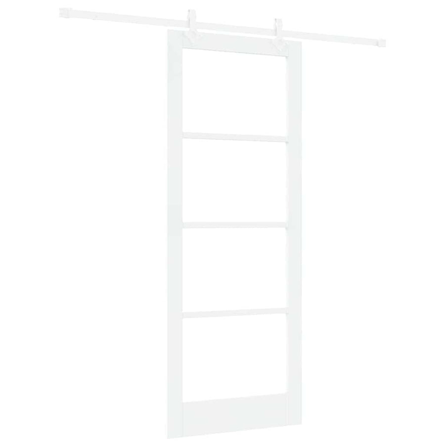 Schuifdeur Hout En Metaal Wit 83 x 211 cm
