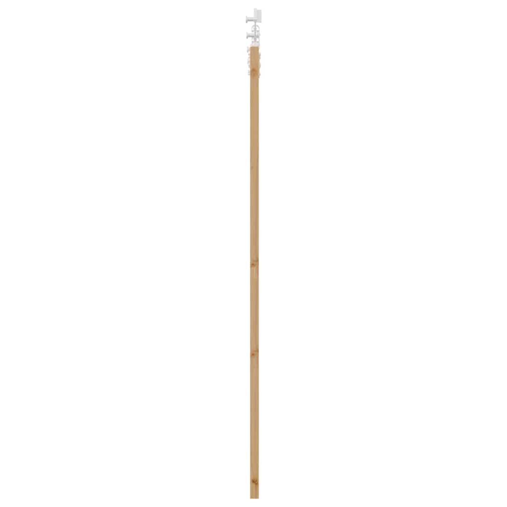 Schuifdeur Naturel 86 x 198,5 cm Massief grenenhout en glas