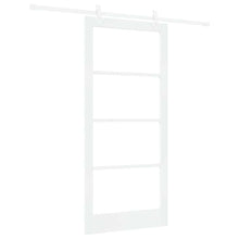 Schuifdeur Hout En Metaal Wit 93 x 202 cm