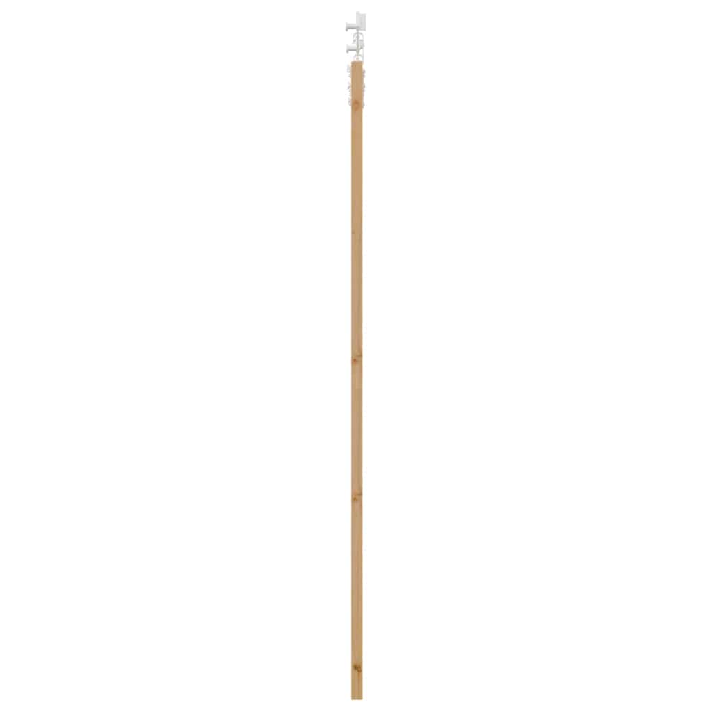 Schuifdeur Bruin Hout En Metaal 93 x 211 cm