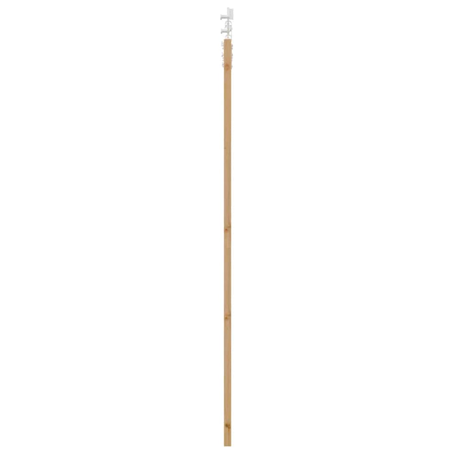 Schuifdeur Bruin Hout En Metaal 93 x 211 cm
