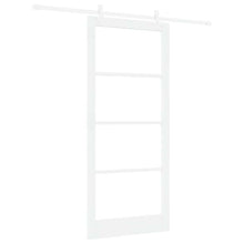 Schuifdeur Hout En Metaal Wit 93 x 211 cm