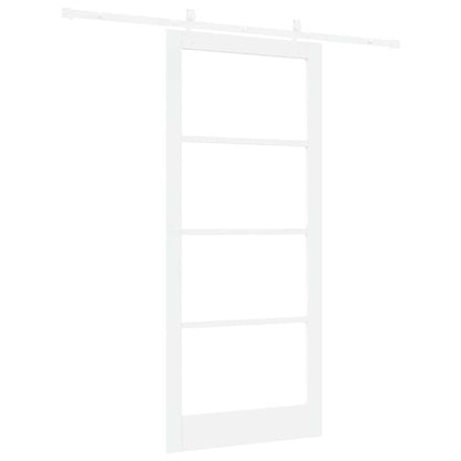 Schuifdeur Hout En Metaal Wit 93 x 211 cm