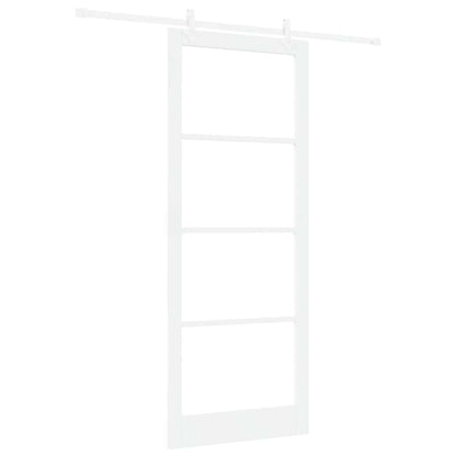 Schuifdeur Staal En Hout Wit 93 x 232 cm
