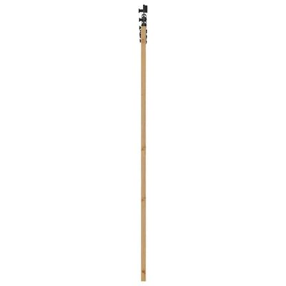 Schuifdeur Naturel 73,5 X 198,5 Cm Massief Grenenhout En Glas