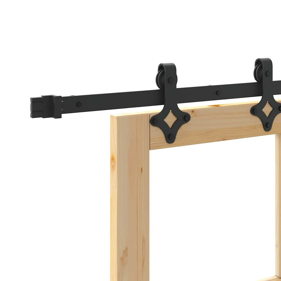 Schuifdeur Anders Bruin Hout En Metaal 93 x 202 cm