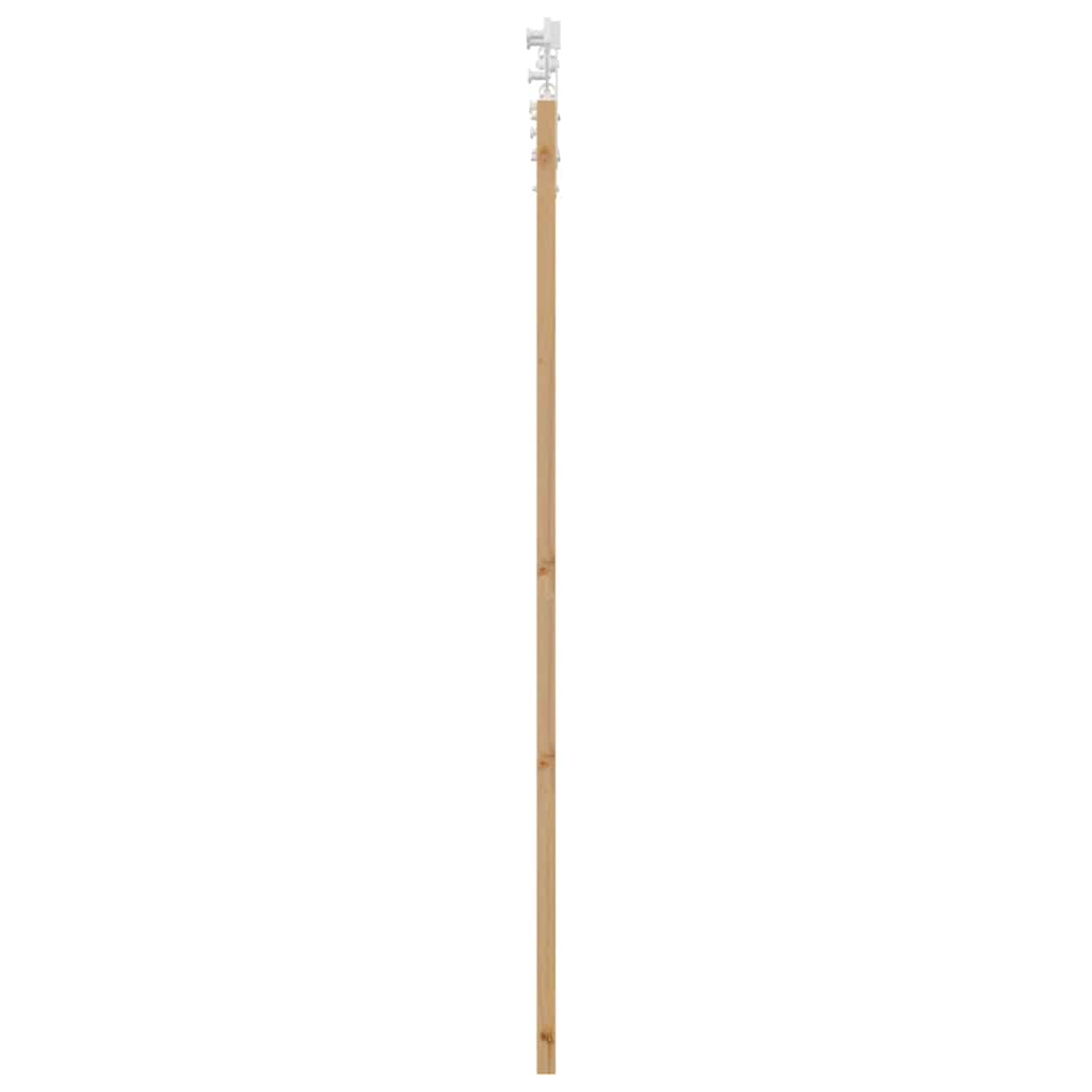 Schuifdeur Naturel 61 X 198,5 Cm Massief Grenenhout En Glas