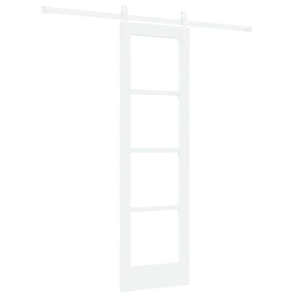 Schuifdeur Hout En Metaal Wit 61 x 198,5 cm