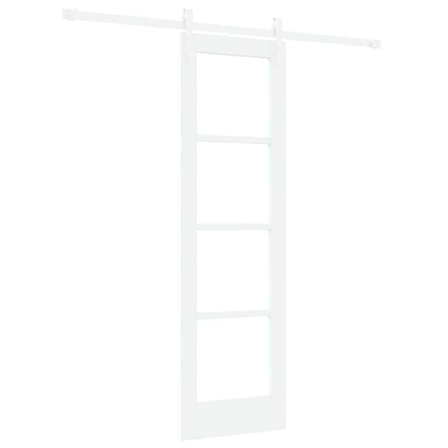 Schuifdeur Hout En Metaal Wit 61 x 198,5 cm