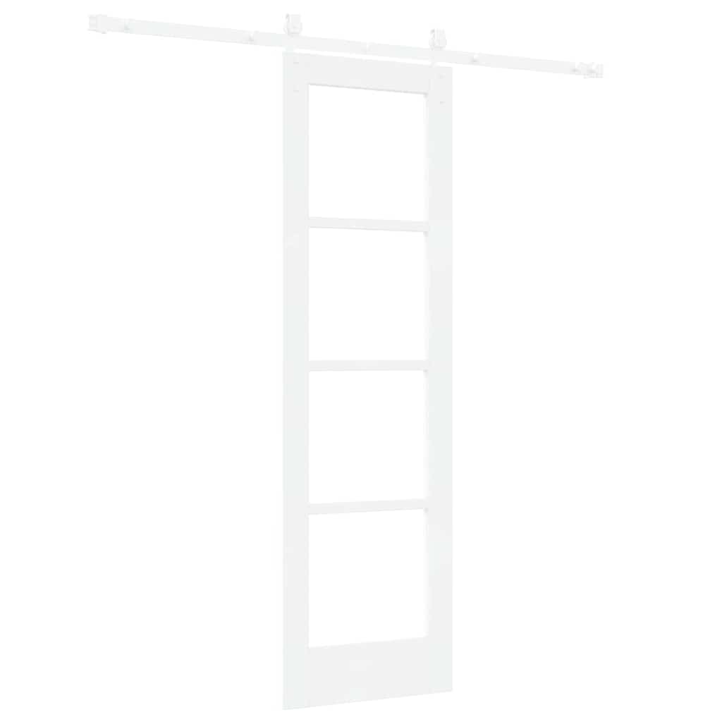 Schuifdeur Hout En Metaal Wit 61 x 198,5 cm