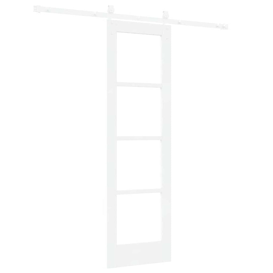 Schuifdeur Hout En Metaal Wit 61 x 198,5 cm
