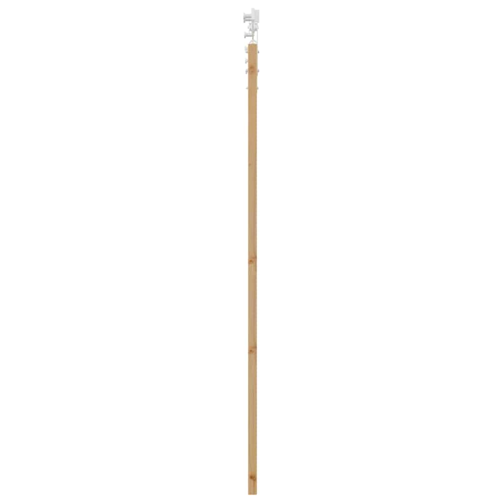 Schuifdeur Naturel 73,5 X 198,5 Cm Massief Grenenhout En Glas