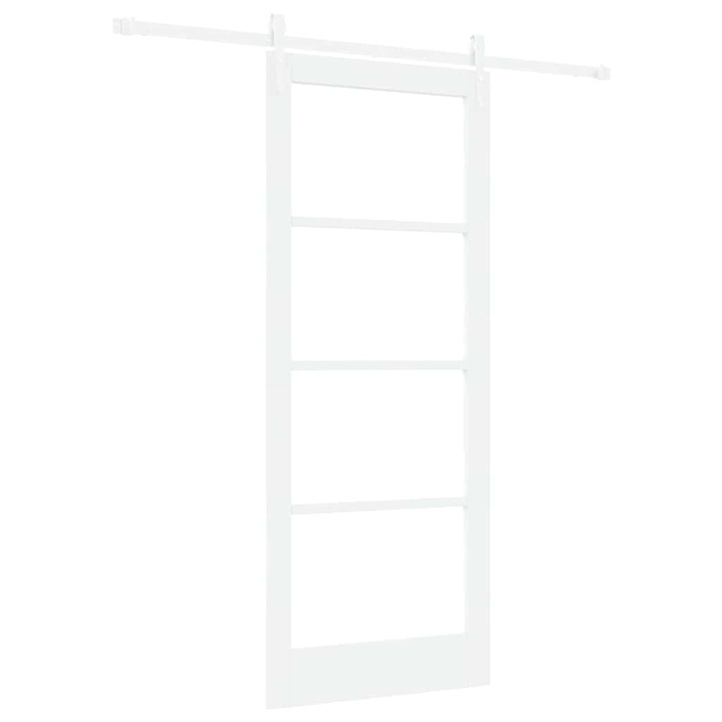 Schuifdeur Hout En Metaal 83 x 202 cm