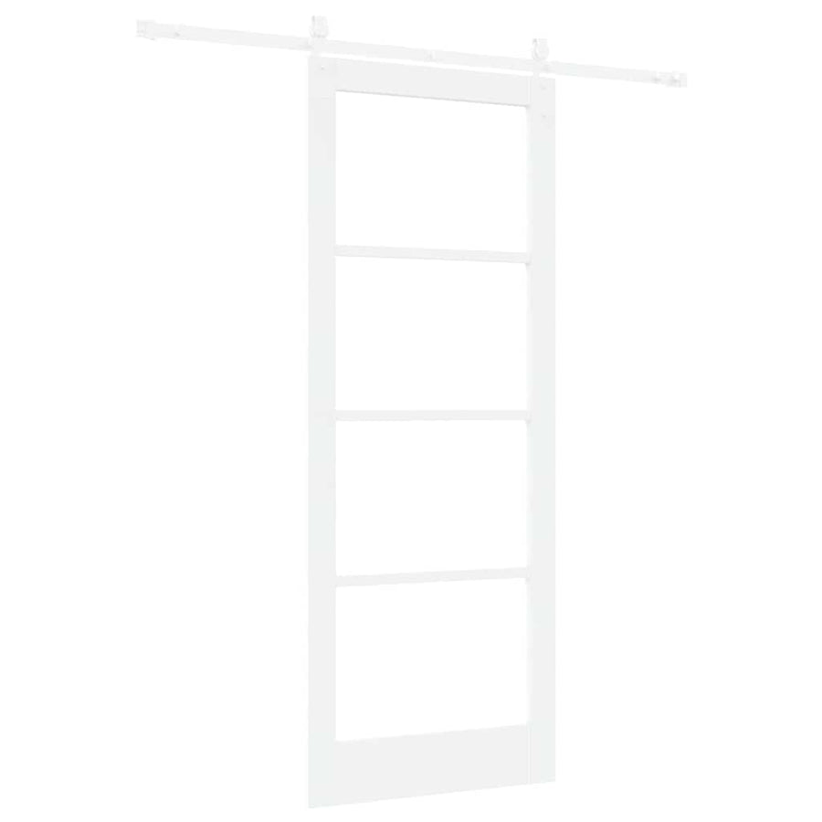 Schuifdeur Hout En Metaal Wit 83 x 211 cm