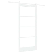 Schuifdeur Hout En Metaal Wit 93 x 202 cm