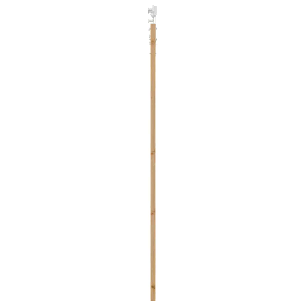 Schuifdeur Bruin Hout En Metaal 93 x 211 cm