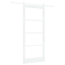 Schuifdeur Hout En Metaal Wit 93 x 211 cm
