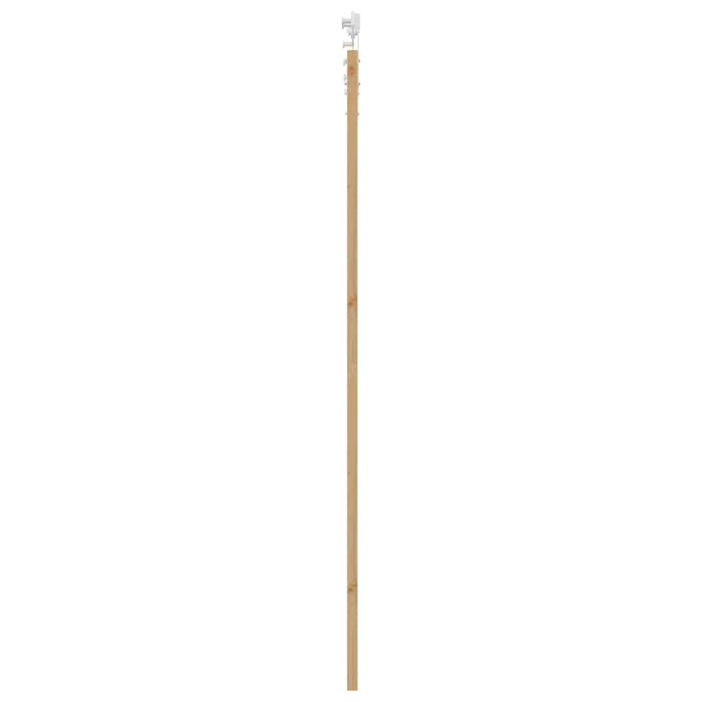 Schuifdeur Bruin Hout En Metaal Natuurlijk En Wit 93 x 232 cm
