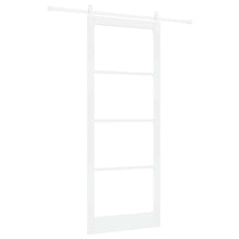 Schuifdeur Hout En Metaal Wit 93 x 232 cm