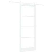 Schuifdeur Hout En Metaal Wit 93 x 232 cm
