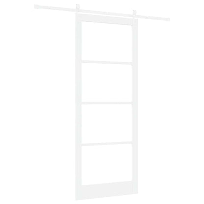 Schuifdeur Hout En Metaal Wit 93 x 232 cm