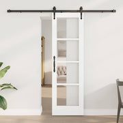 Schuifdeur 61x198,5 cm hout metaal wit
