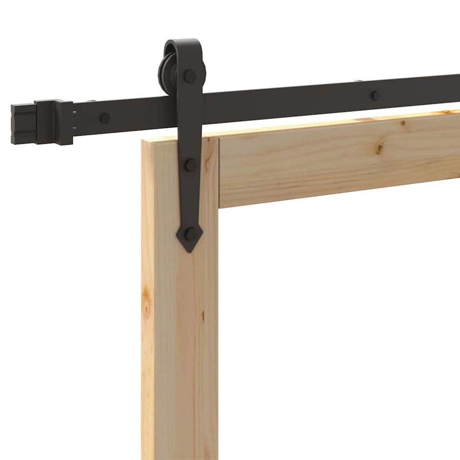 Schuifdeur Orkdal Bruin Hout En Metaal 93 x 211 cm