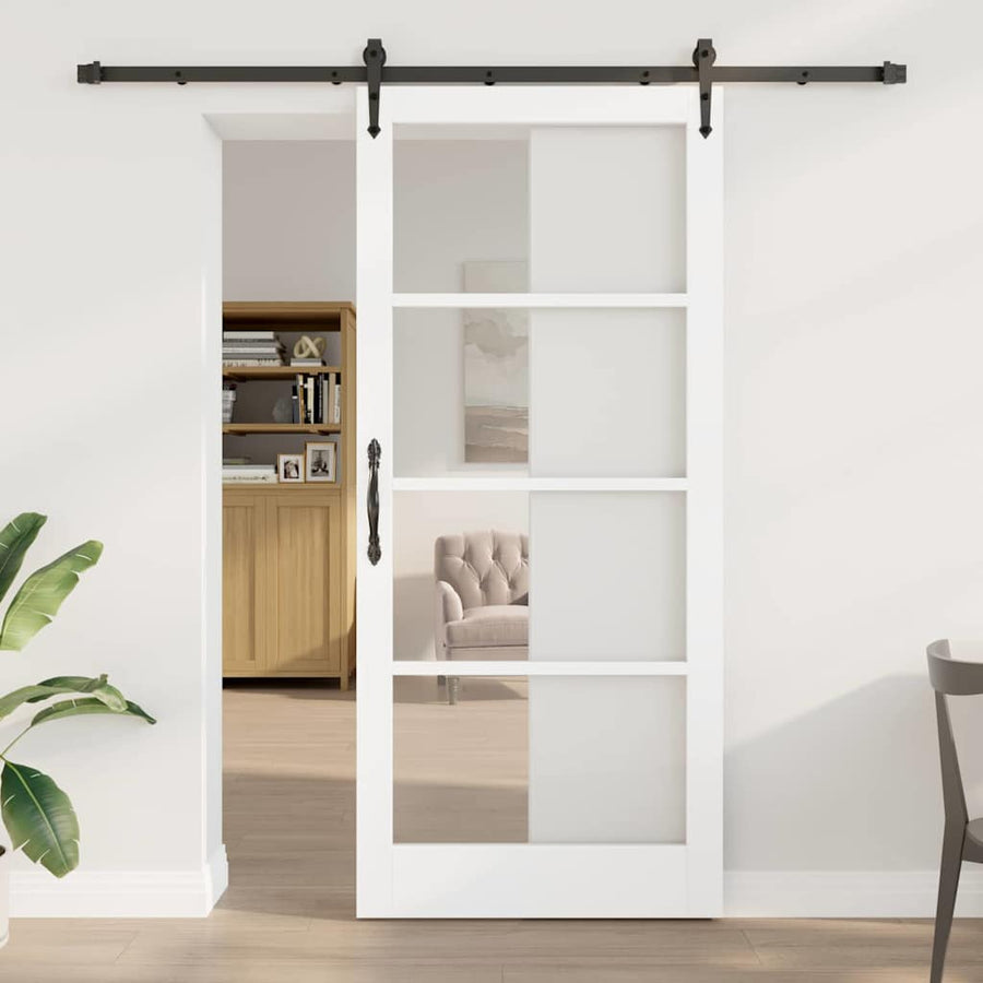 Schuifdeur Orkdal Hout En Metaal 93 x 211 cm