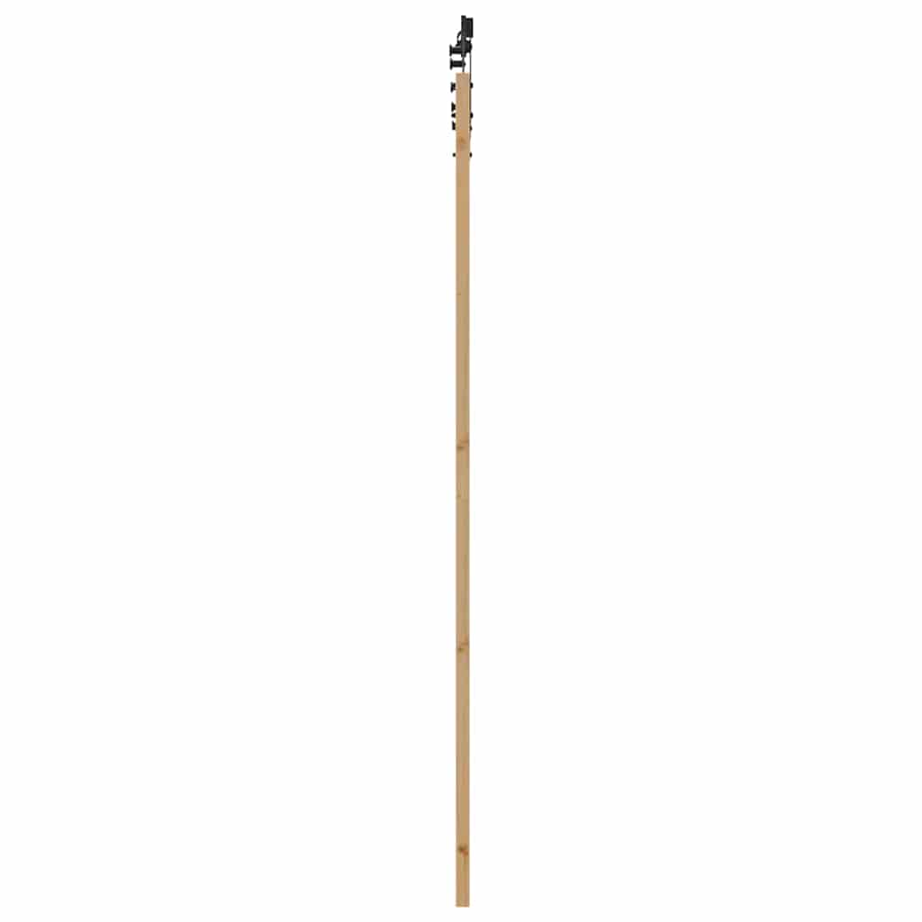 Schuifdeur Orkdal Bruin Hout En Metaal 93 x 232 cm