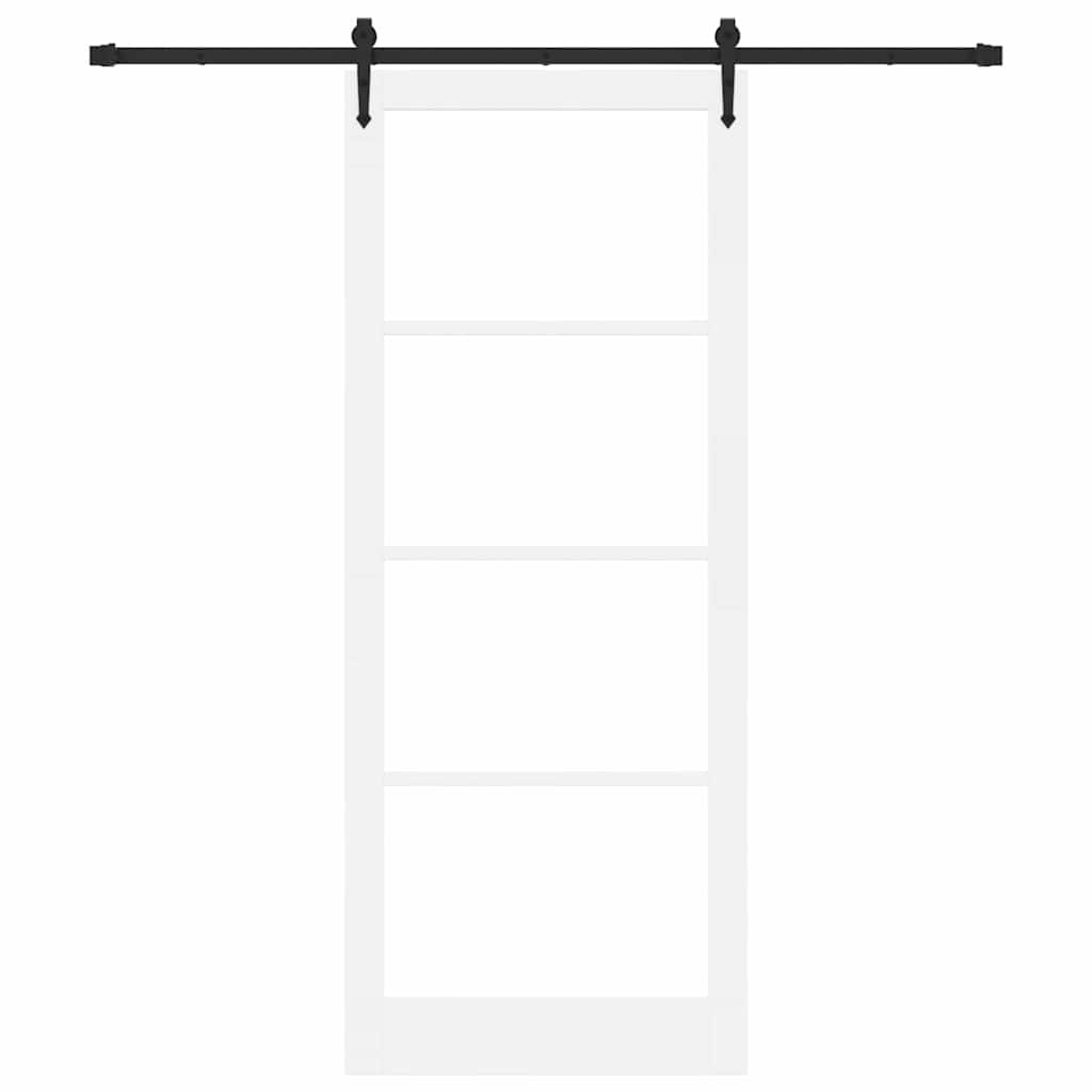 Schuifdeur Orkdal Hout En Metaal 93 x 232 cm