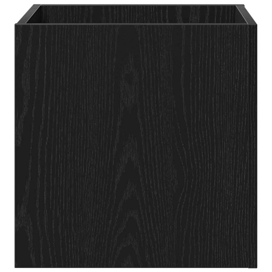 Halmeubelset Wandgemonteerd met spiegel 5 pcs Bewerkt hout