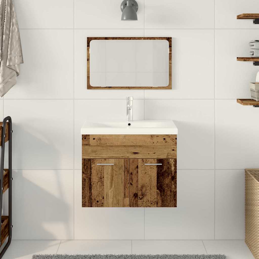 Sets Anders 2 pcs Houtbruin 61 x 39 x 18 cm Composiet hout
