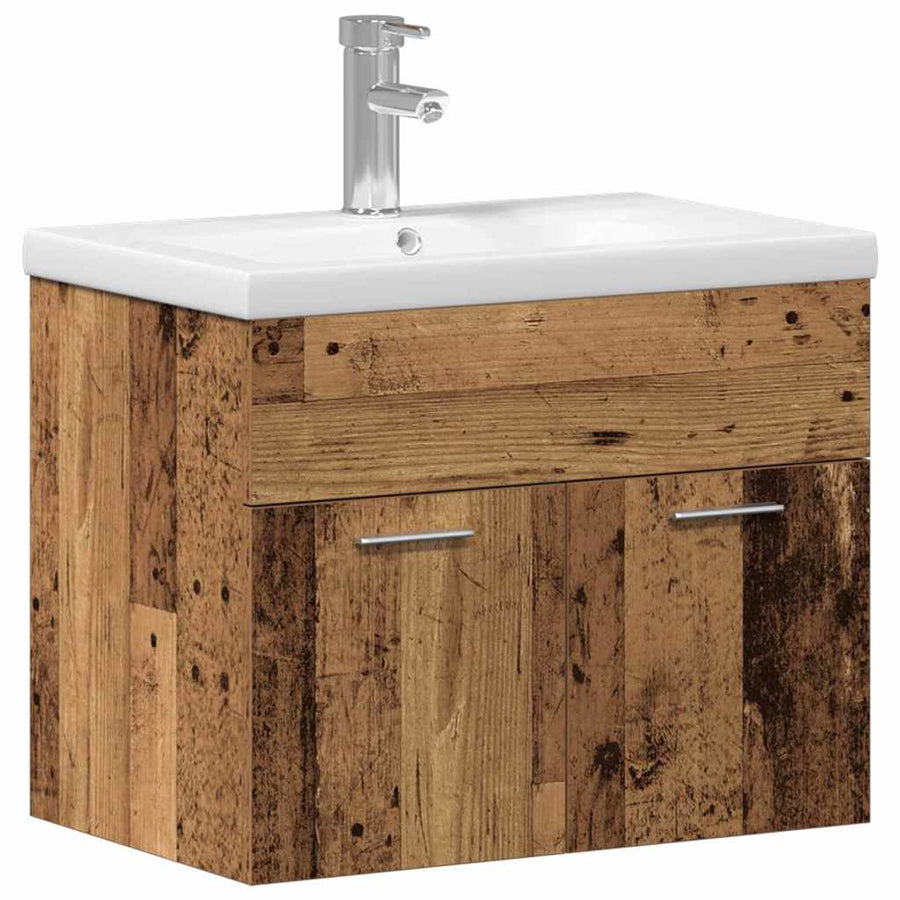 Sets Anders 2 pcs Houtbruin 61 x 39 x 18 cm Composiet hout