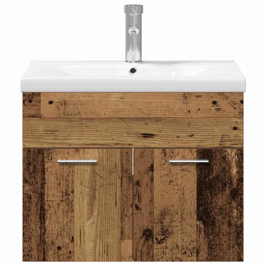 Sets Anders 2 pcs Houtbruin 61 x 39 x 18 cm Composiet hout