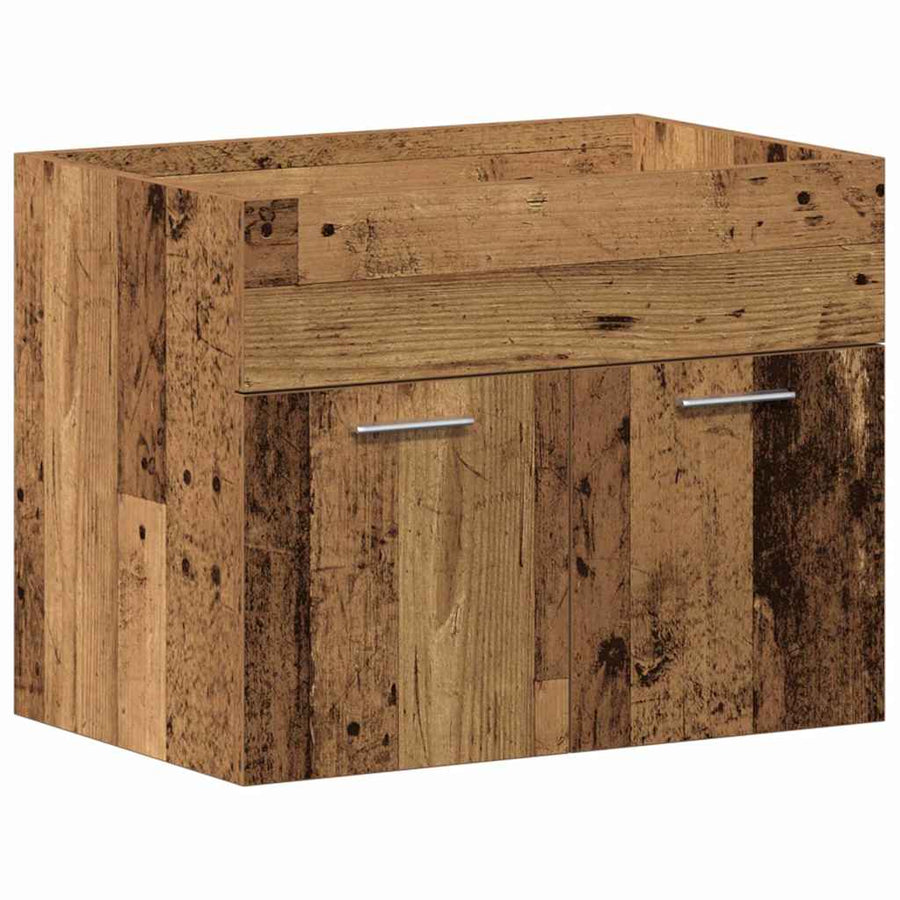 Sets Anders Oud hout 60 x 38.5 x 46 cm Bewerkt hout