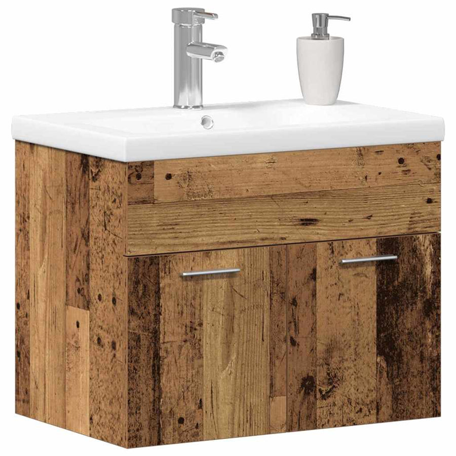 Sets Anders Oud hout 60 x 38.5 x 46 cm Bewerkt hout