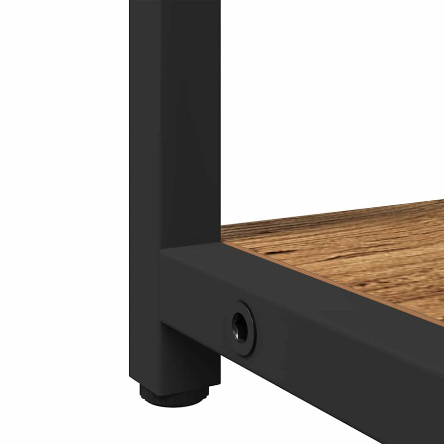 Badkamermeubelset met plank 3 pcs Oud Hout Bewerkt hout