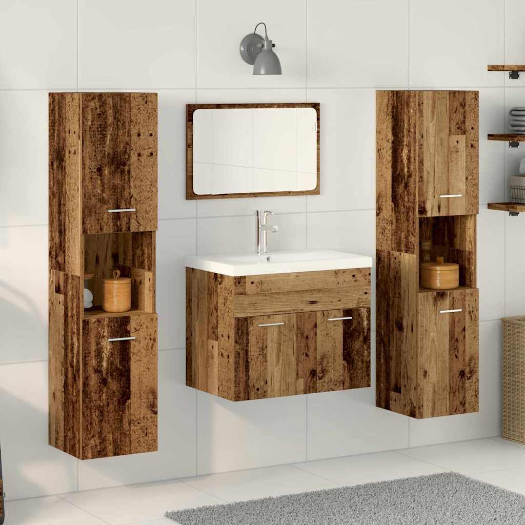 Sets Anders 4 pcs Oude hout 30 x 30 x 130 cm Bewerkt hout