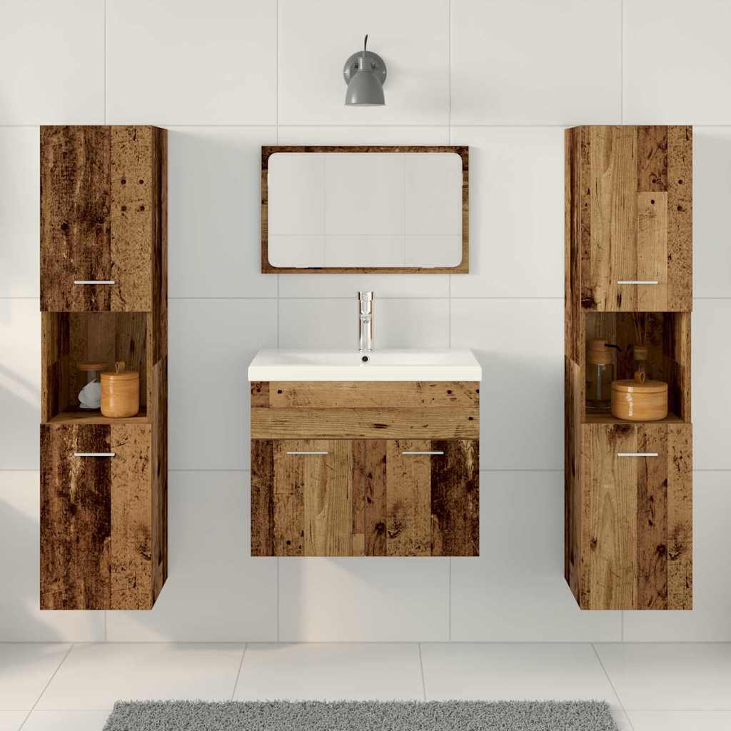 Sets Anders 4 pcs Oude hout 30 x 30 x 130 cm Bewerkt hout