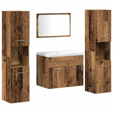 Sets Anders 4 pcs Oude hout 30 x 30 x 130 cm Bewerkt hout