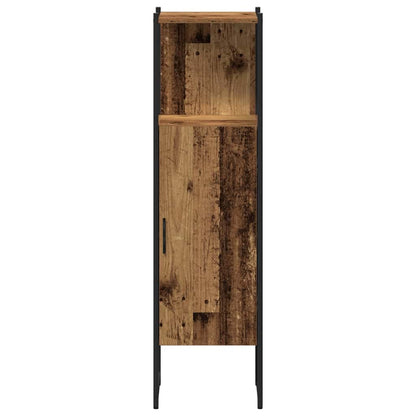 Badkamermeubelset met plank 4 pcs Oud Hout Bewerkt hout