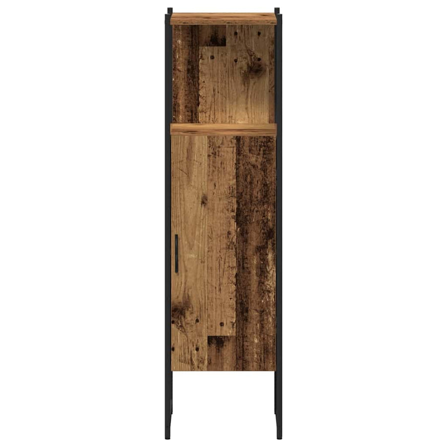 Badkamermeubelset met plank 4 pcs Oud hout Bewerkt hout