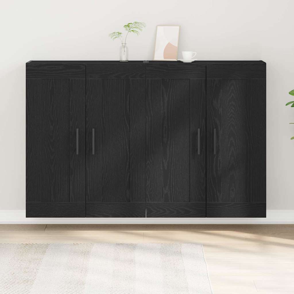 Wandkast 2 pcs Oudhout 69,5 x 34 x 90 cm Bewerkt hout
