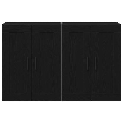 Wandkast 2 pcs Oudhout 69,5 x 34 x 90 cm Bewerkt hout